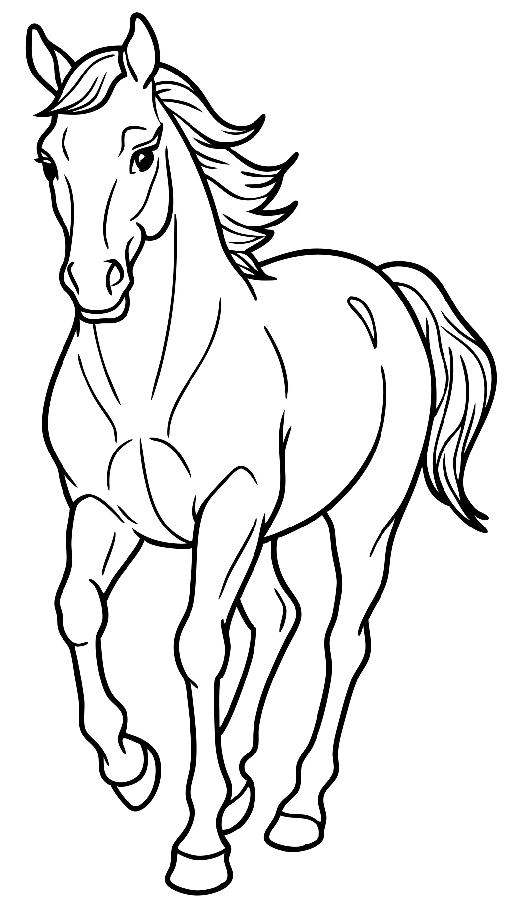 coloriages gratuits chevaux